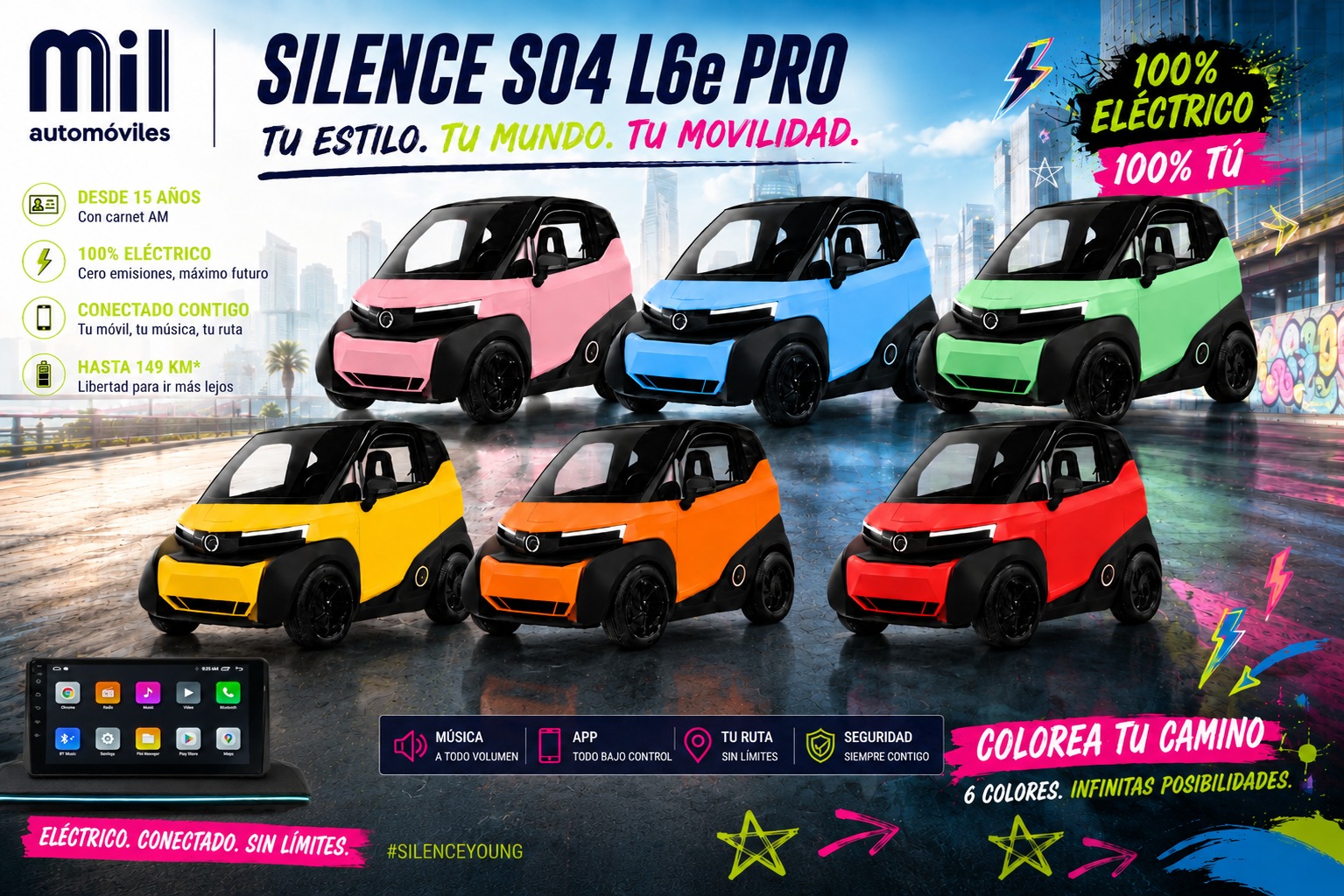 Silence lanza un configurador online para personalizar el S04, su nanocar eléctrico